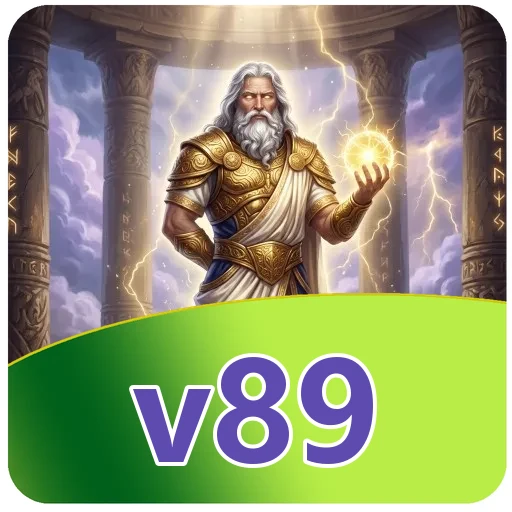 Logo v89 pada halaman unduh APK