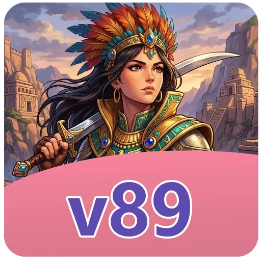 Logo v89 Indonesia yang dipakai di situs riset
